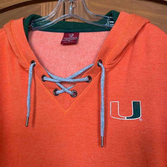 Vintage Style Miami Hurricanes Hoodie - Picture 2 of 9